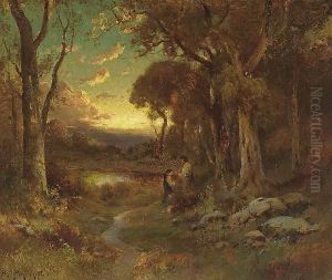 Figures In A Pastoral Landscape