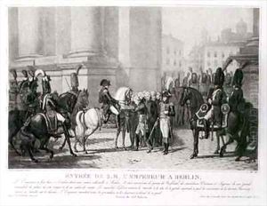 The Entrance of Napoleon into Berlin in October 1806 by Jean Baptiste Debret