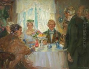 Die Hochzeitstafel by Rudolf Poeschmann