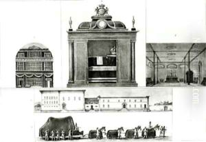Funerary Procession and Monument of Emperor Leopold by Jean Baptiste Debret