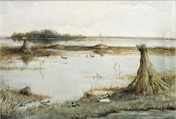 A Polder Landscape Near Kortenhoef - view 1