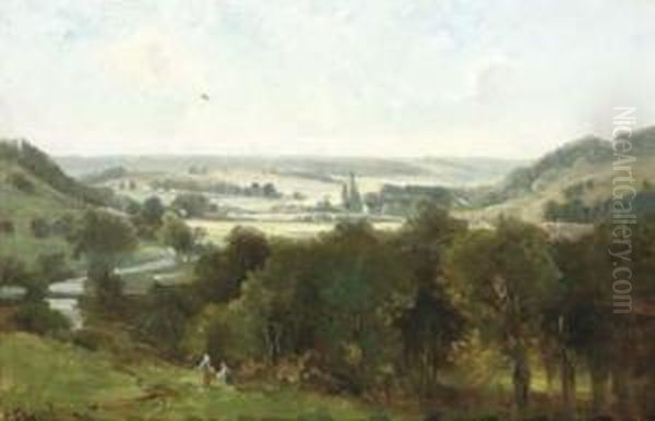 A Sunlit Valley In France - view 1