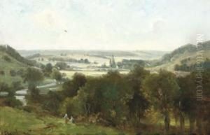 A Sunlit Valley In France