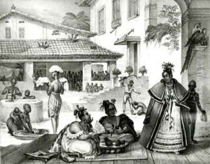 Interior of a Cigganos House by Jean Baptiste Debret