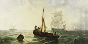 Imbarcazioni In Arrivo Nel Porto by Giuseppe Pogna