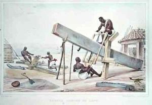 Negro Woodcutters by Jean Baptiste Debret