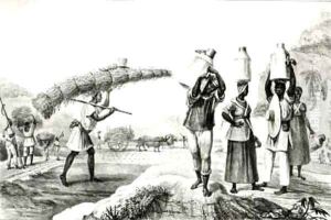 Milk and Capim Vendors by Jean Baptiste Debret
