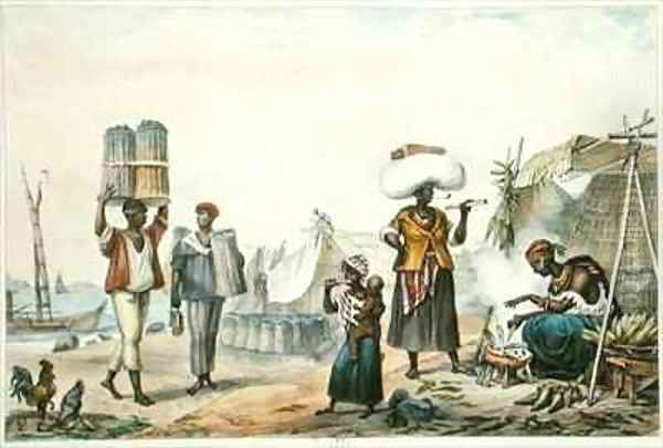 Negroes Selling Coal and Maize - view 1