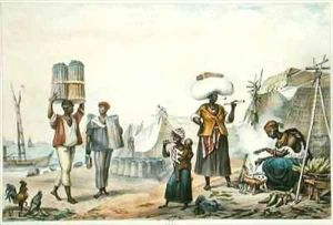 Negroes Selling Coal and Maize by Jean Baptiste Debret