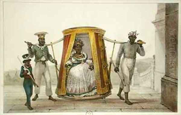 Transporting a White Child to be Baptised in a Church - view 1