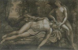 Narcisse Et Echo by Armand Point