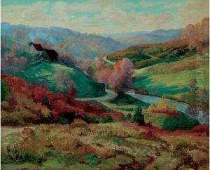 Paysage, Vue Du Pont Charraud (pont Sur La Sedelle Pres De Crozant)