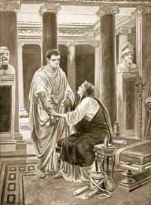 Gaius Gracchus and his mother by Ambrose Dudley