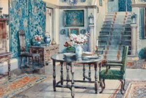 Interieur: Halle Mittreppenaufgang by Franz Poledne