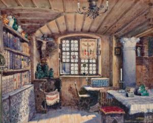 Pfaffenstube In Kreuzenstein by Franz Poledne