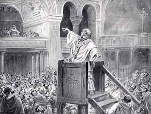 John Chrysostom Preaching in Constantinople - view 1