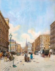 Karntner Strase by Franz Poledne