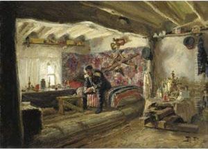 The Headquarters Of The Ruschuksky Detachment by Vasily Polenov