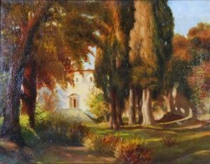View Of A Garden by Vasily Polenov