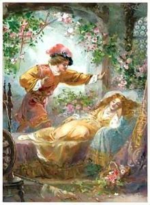 The Prince finds the Sleeping Beauty by Ambrose Dudley