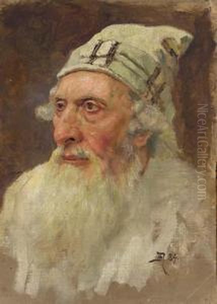 Portrait Of An Old Jewish Man - view 1