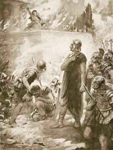 Final destruction of Carthage by the Romans by Ambrose Dudley