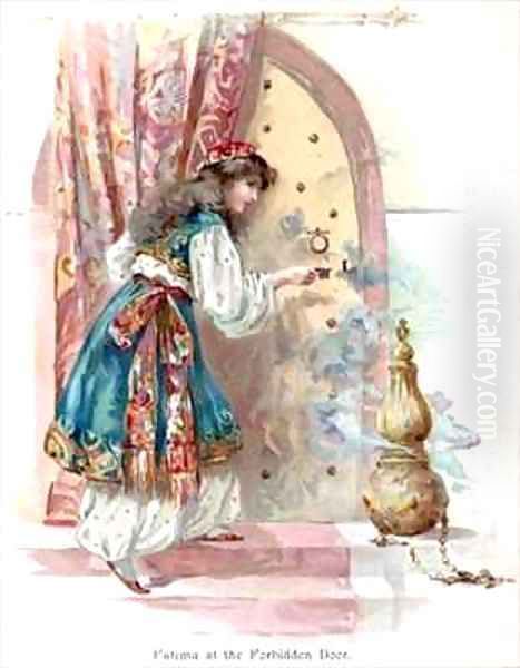 Fatima at the Forbidden Door - view 1