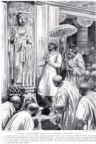 Kanishka inaugurates Mahyana Buddhism 2 - view 1