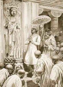 Kanishka inaugurates Mahyana Buddhism