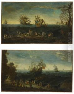 Vedute Dun Porto Marino by Gherardo Poli