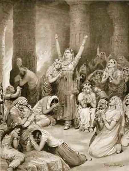 The Rajput ceremony of Jauhar holocaust - view 1