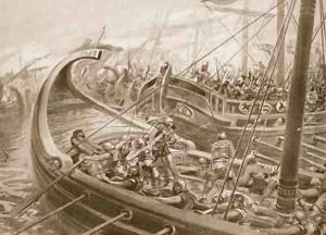 The Phocaen fleet defeats the Carthaginians