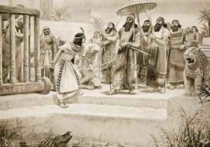 Tiglath Pileser inspecting gifts from Egypt 2 by Ambrose Dudley