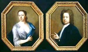 The Artist Hugh Howard 1675-1737 and his Wife Thomasine Langston Howard by Michael Dahl