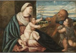 The Holy Family With The Infant Saint John The Baptist The Holy Family With The Infant Saint John The Baptist