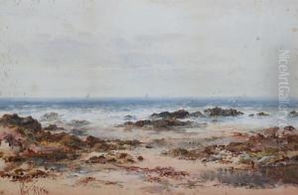 A Shore Scene, Possibly In North Wales - view 1