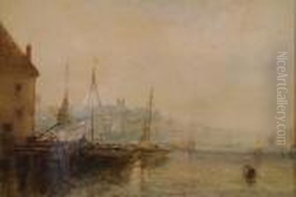 Fishing Boats In A Harbour - view 1
