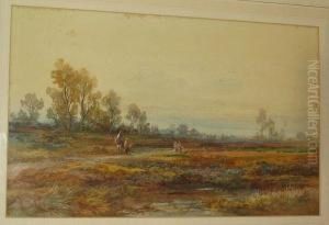 Evening At Little Budworth, Cheshire by Albert Pollitt