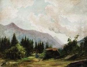Paesaggio Montano by Carlo Pollonera