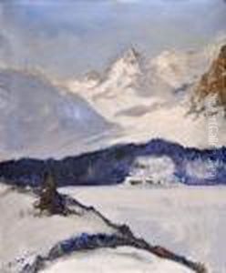 Pohlad Na Strbske Pleso by Karol Polonyi