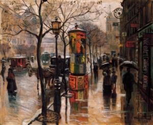 Autumn Rain On The Boulevard