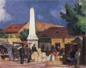 In The Market-place Of Szolnok