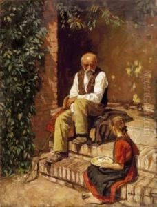Grandfather And His Grandchild