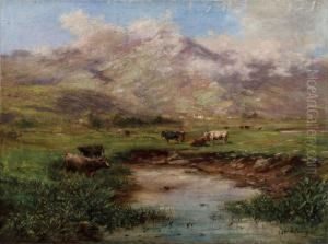 Paesaggio Con Armenti by Silvio Poma