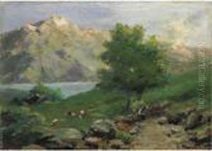 Scorcio Di Lago by Silvio Poma