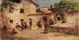 Cortile Lombardo by Silvio Poma