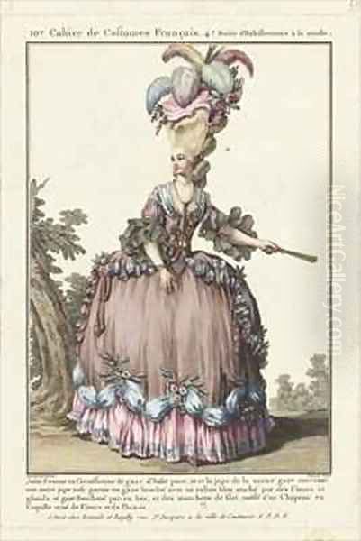 Pretty Woman in a Circassienne of Italian gauze - view 1