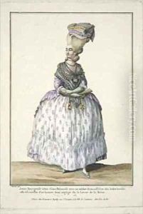 Young Bourgeois Woman in a Polonaise Dress