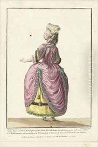Young Lady with hair styled like the Dauphine by Claude Louis Desrais