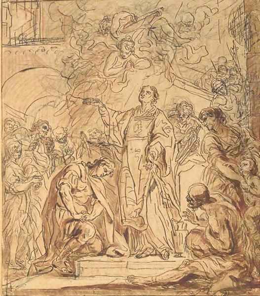 The Baptism of Constantine - view 1